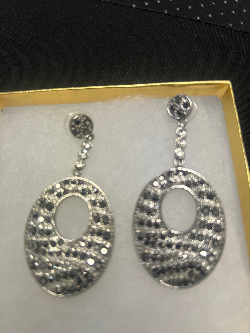 Nolan Miller Pave Animal Print Earrings